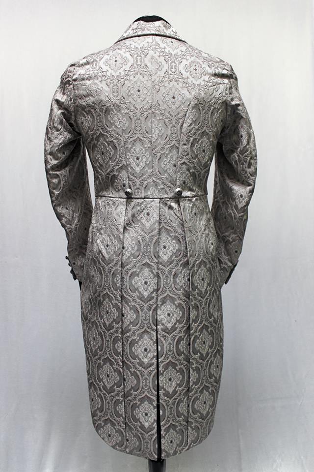 MONTE CRISTO TAILCOAT - SILVER BROCADE - Image 6