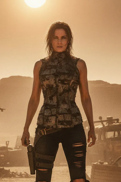 WASTELAND TOP - GREY ZOMBIE FABRIC - Image 2