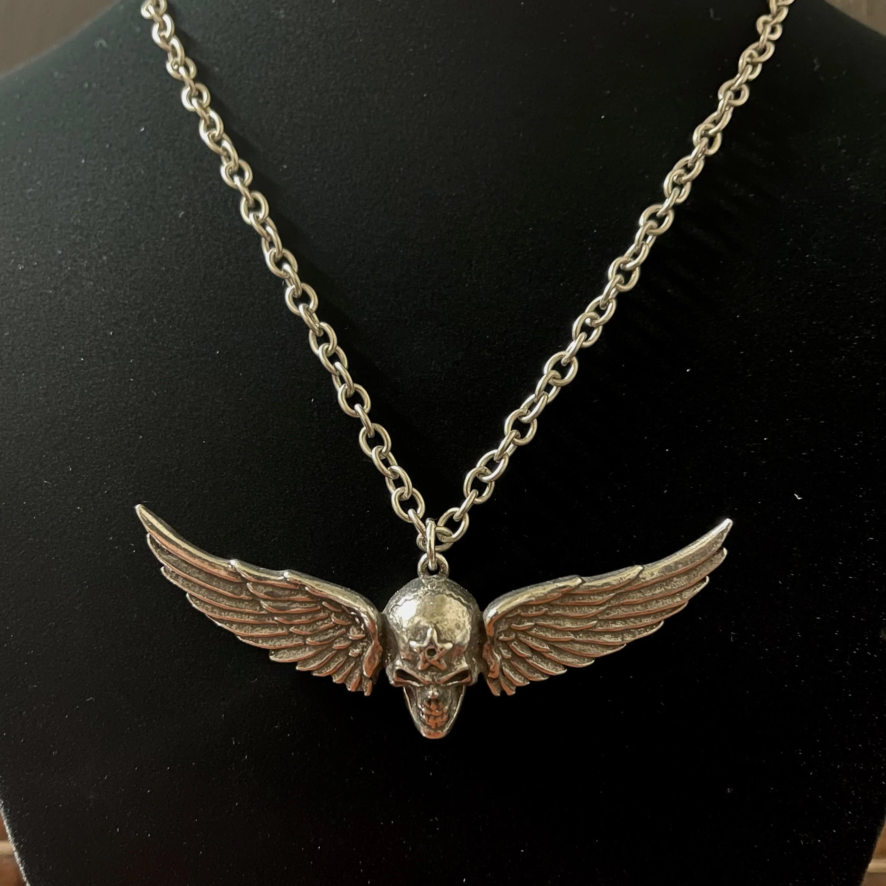 WINGED ANGEL SKULL
