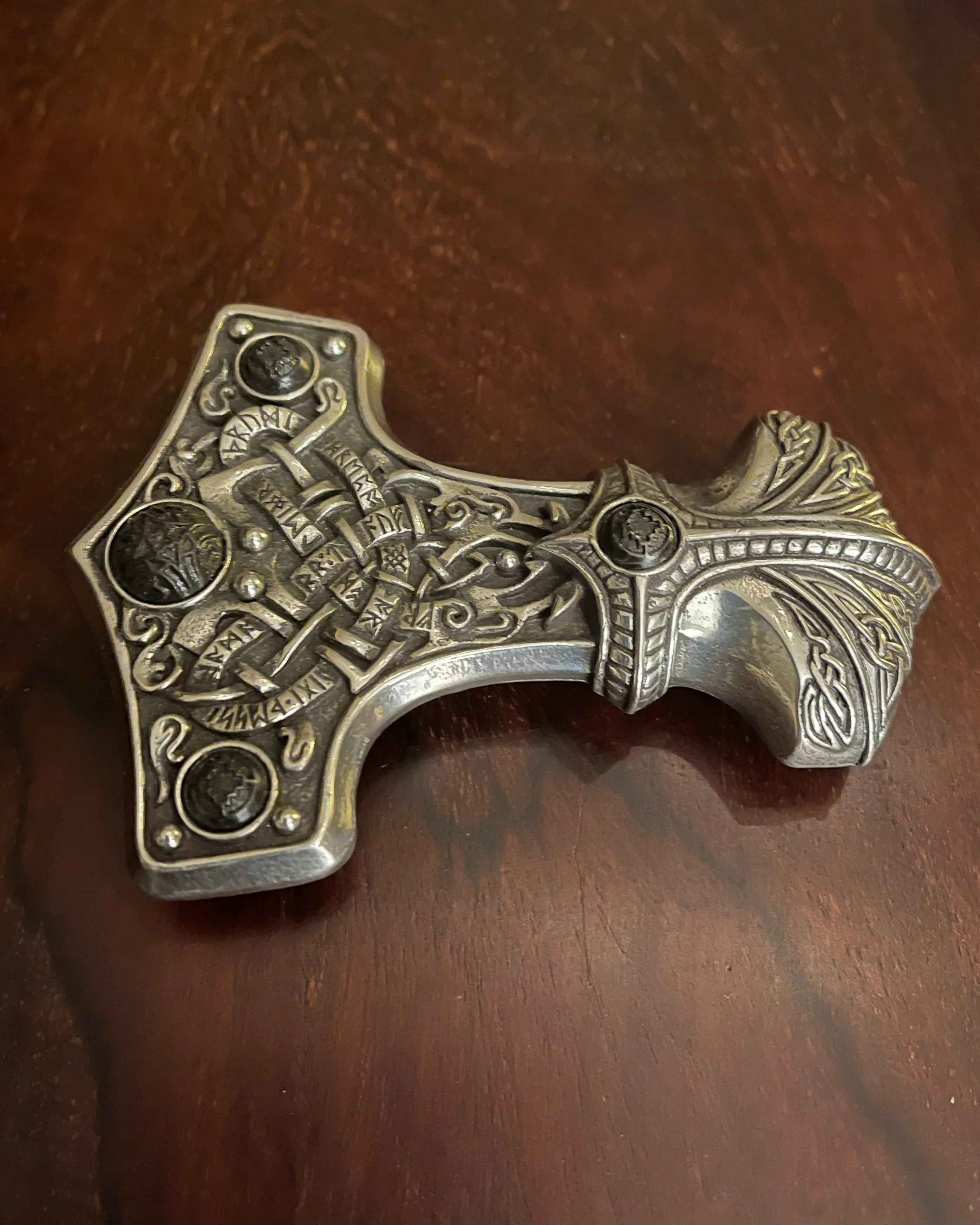 THOR'S HAMMER BELT BUCKLE